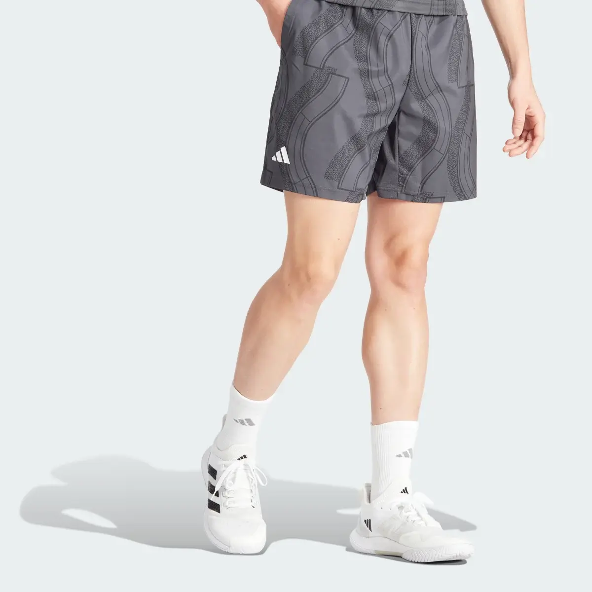 Adidas Club Tennis Graphic Shorts. 1