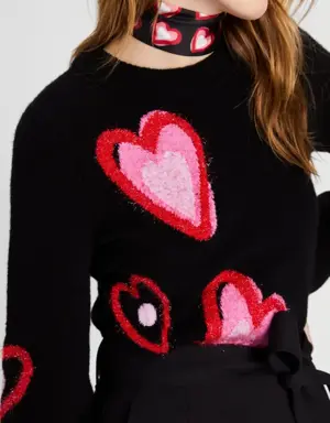 Overlapping Hearts Sweater