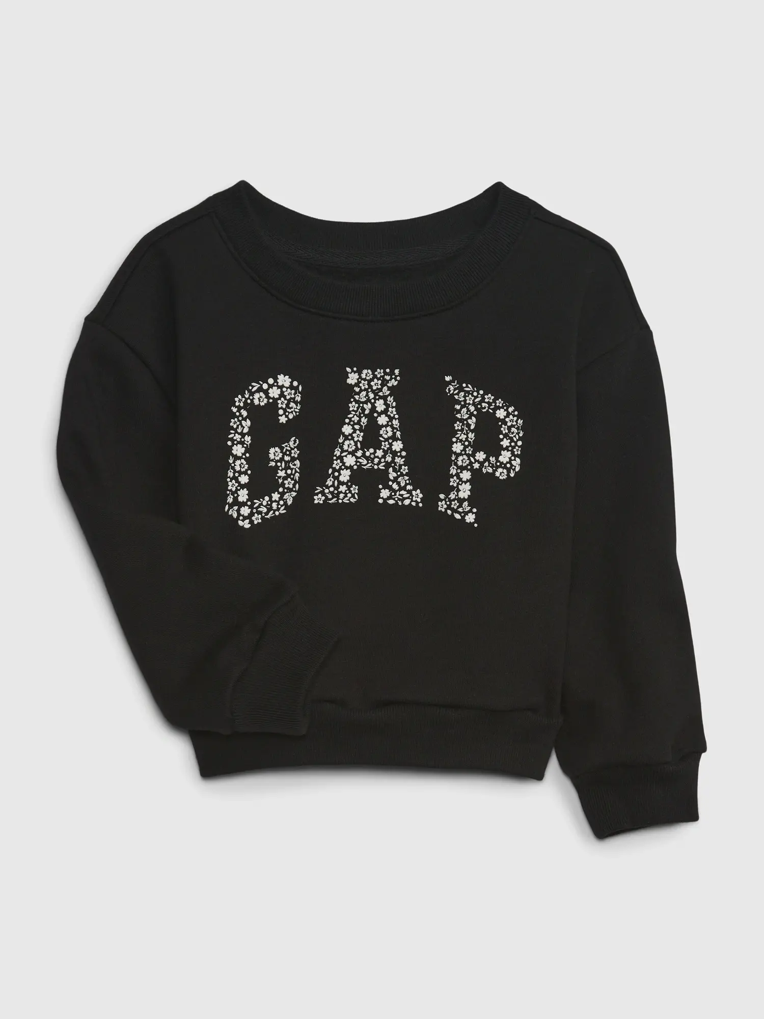 Gap Toddler Logo Sweatshirt black. 1