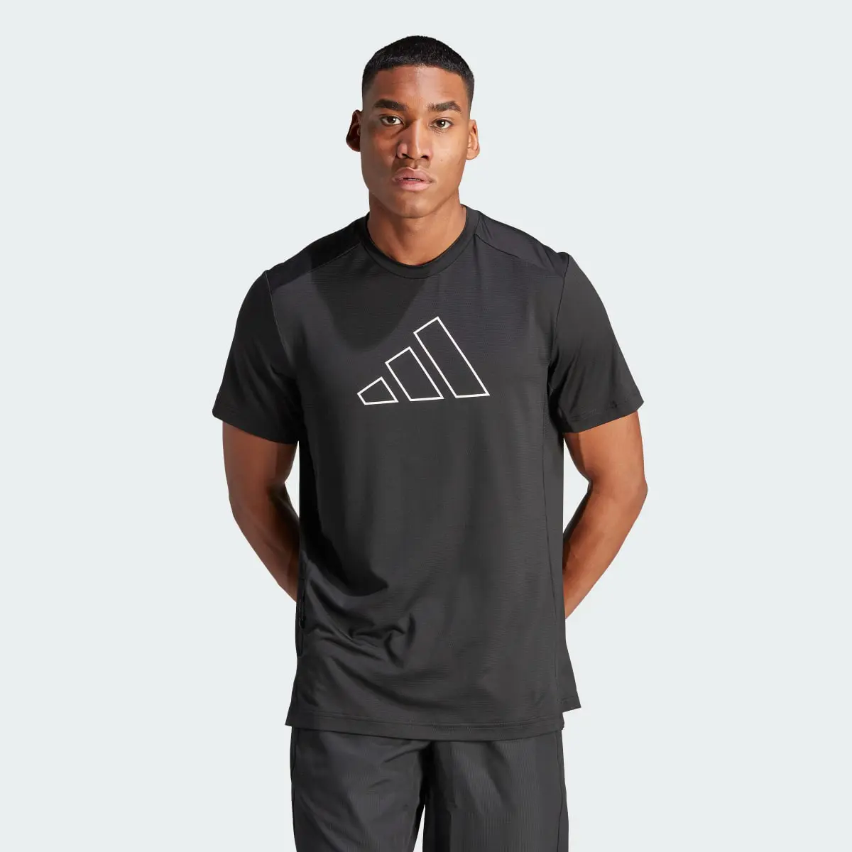 Adidas Train Icons Big Logo Training Tee. 2