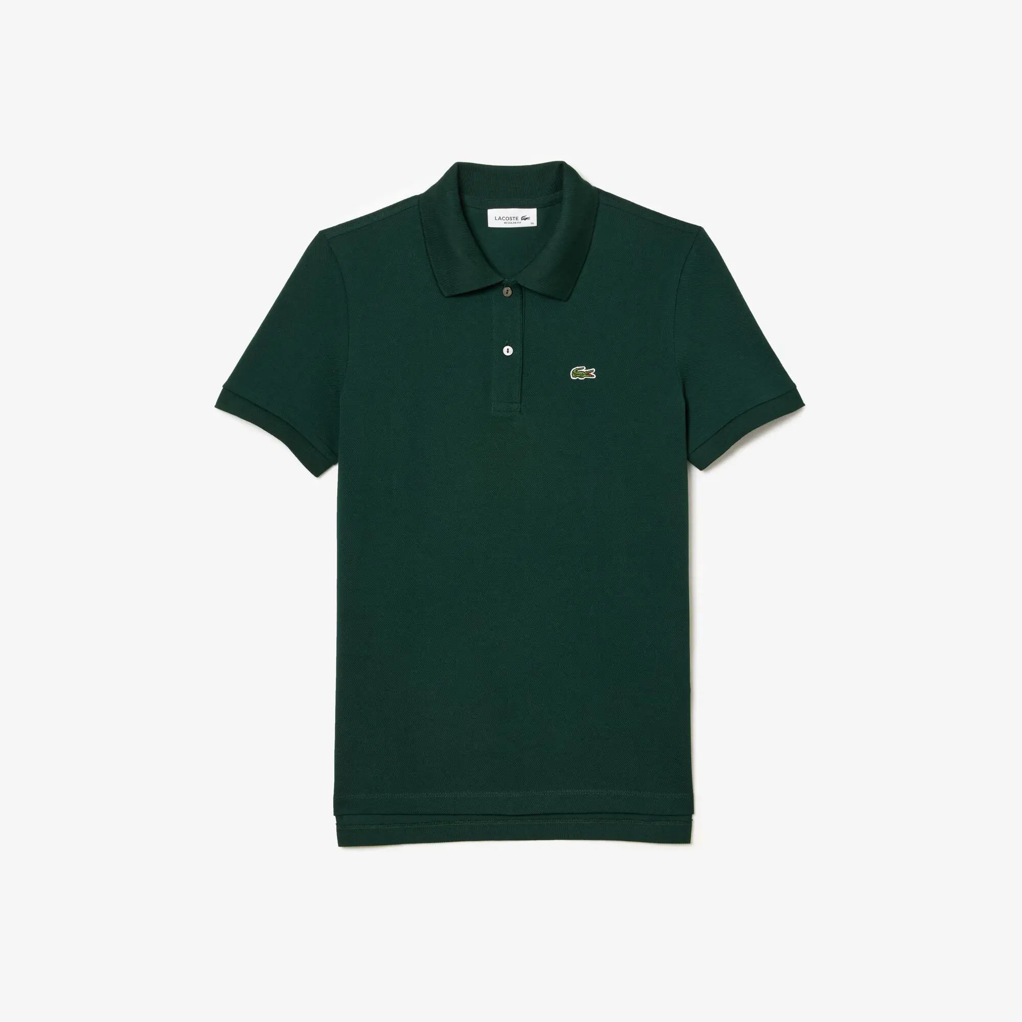 Lacoste Women's Lacoste Regular Fit Soft Cotton Petit Piqué Polo Shirt. 2 Lacoste Women's Lacoste Regular Fit Soft Cotton Petit Piqué Polo Shirt. 2