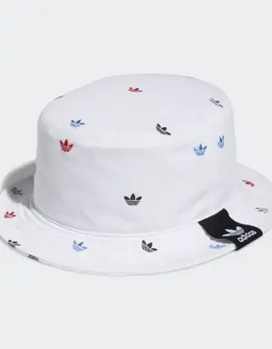 Allover Print Trefoil Bucket Hat