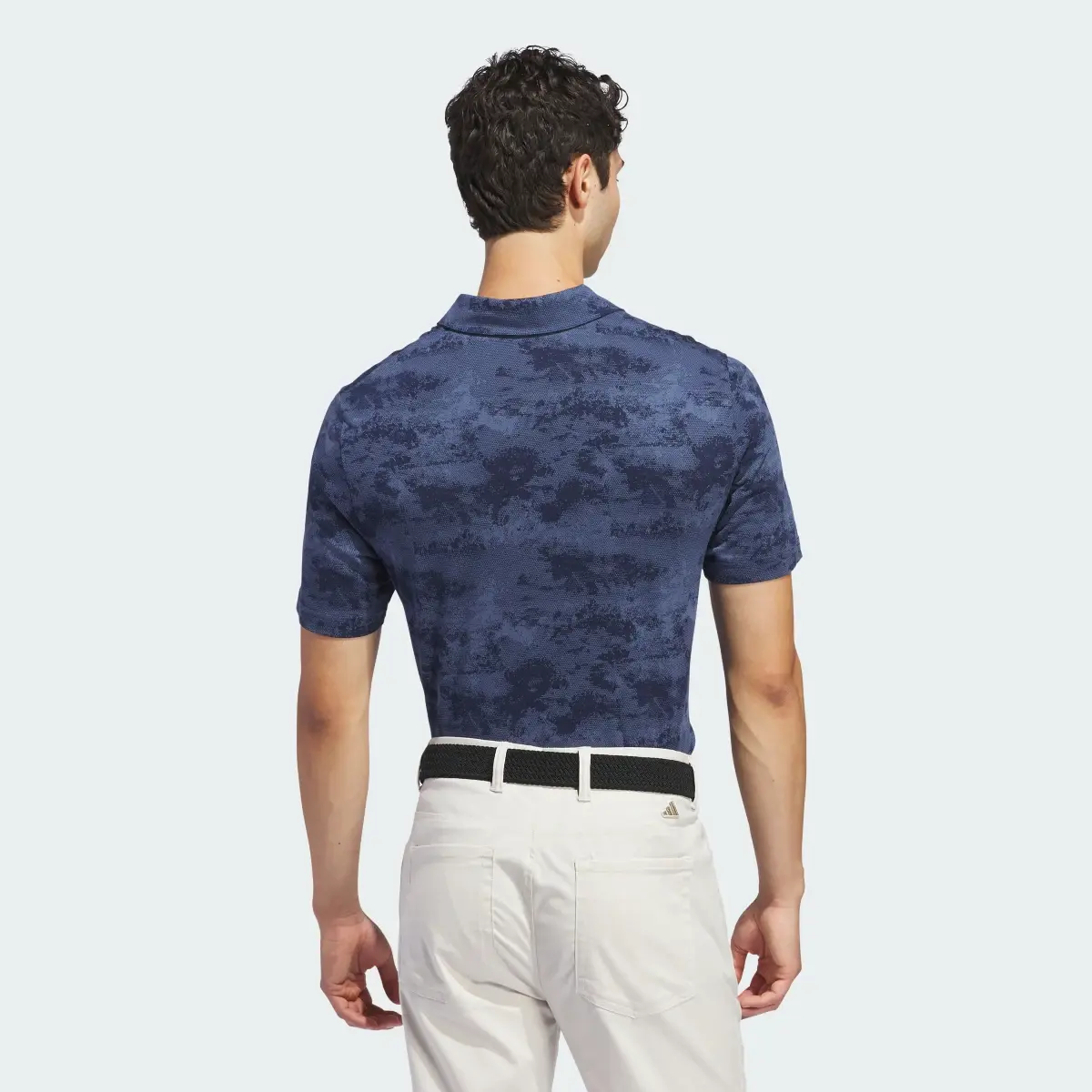 Adidas Go-To Printed Mesh Polo Shirt. 3