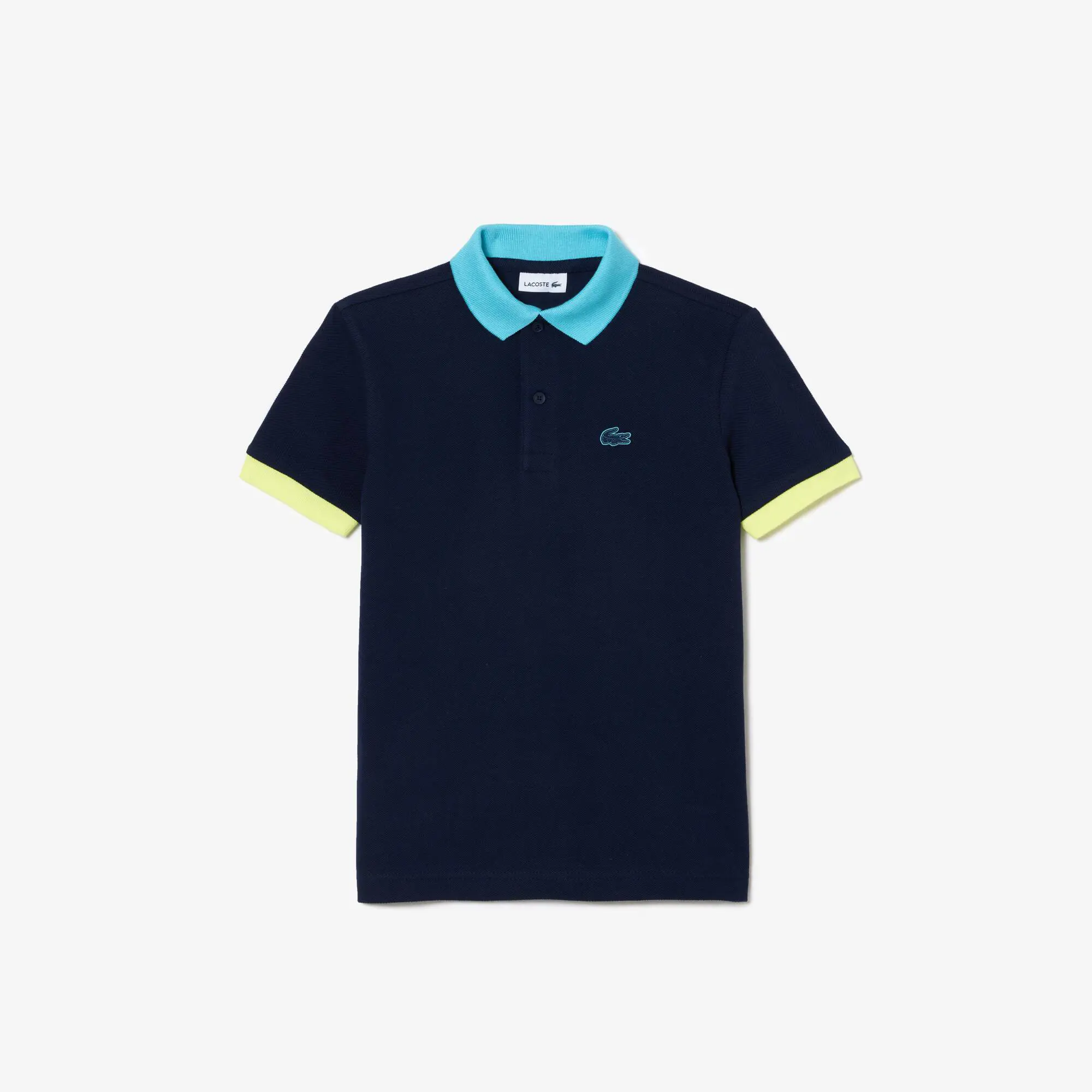 Lacoste Polo de piqué de algodón color block. 1 Lacoste Polo de piqué de algodón color block. 1
