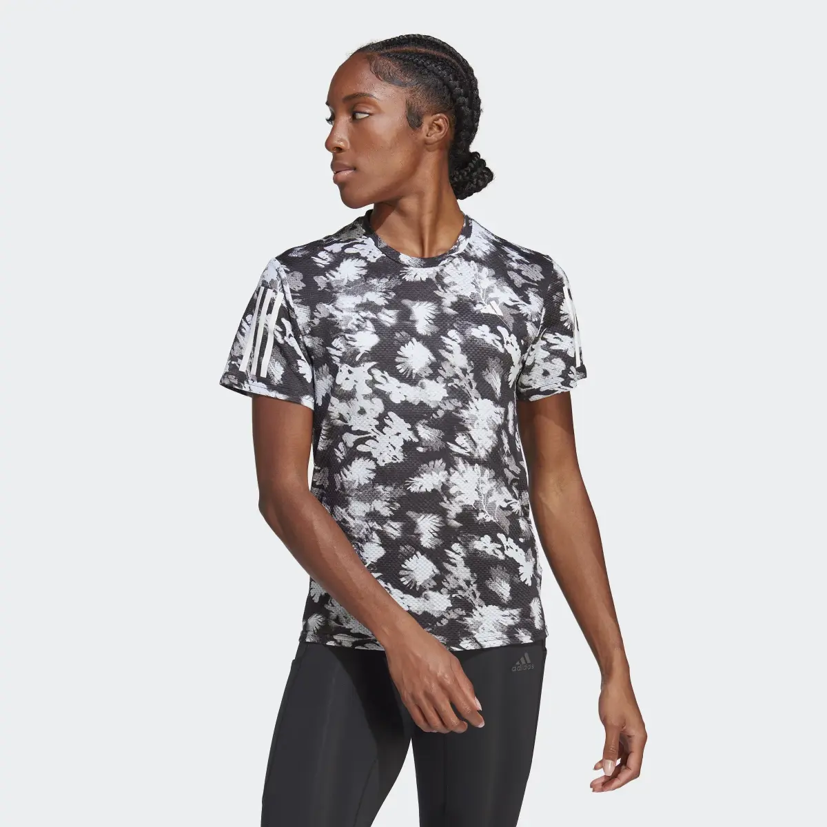 Adidas Own the Run Cooler Summer Running Tee. 2