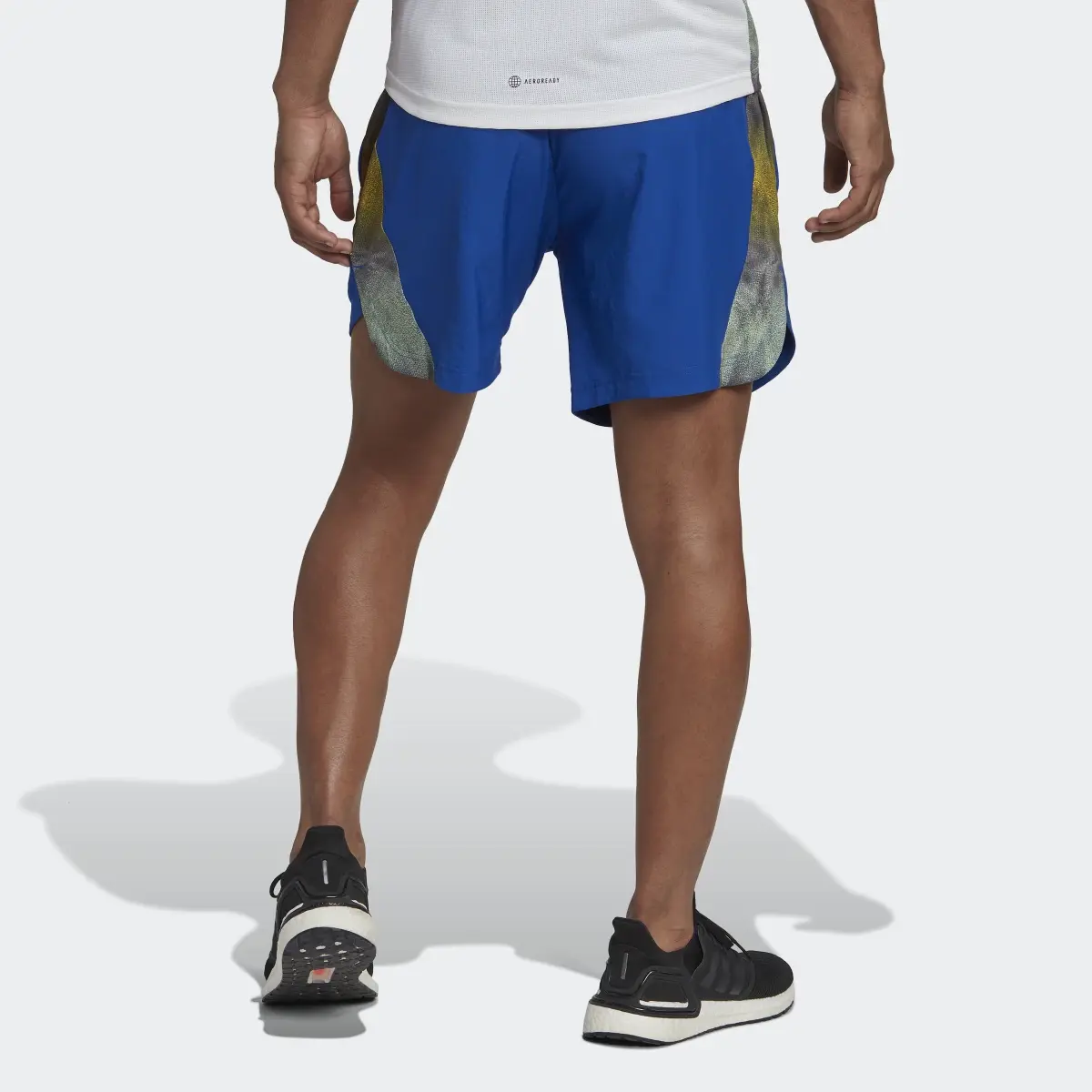 Adidas Designed for Movement AEROREADY HIIT Graphic Training Shorts. 2