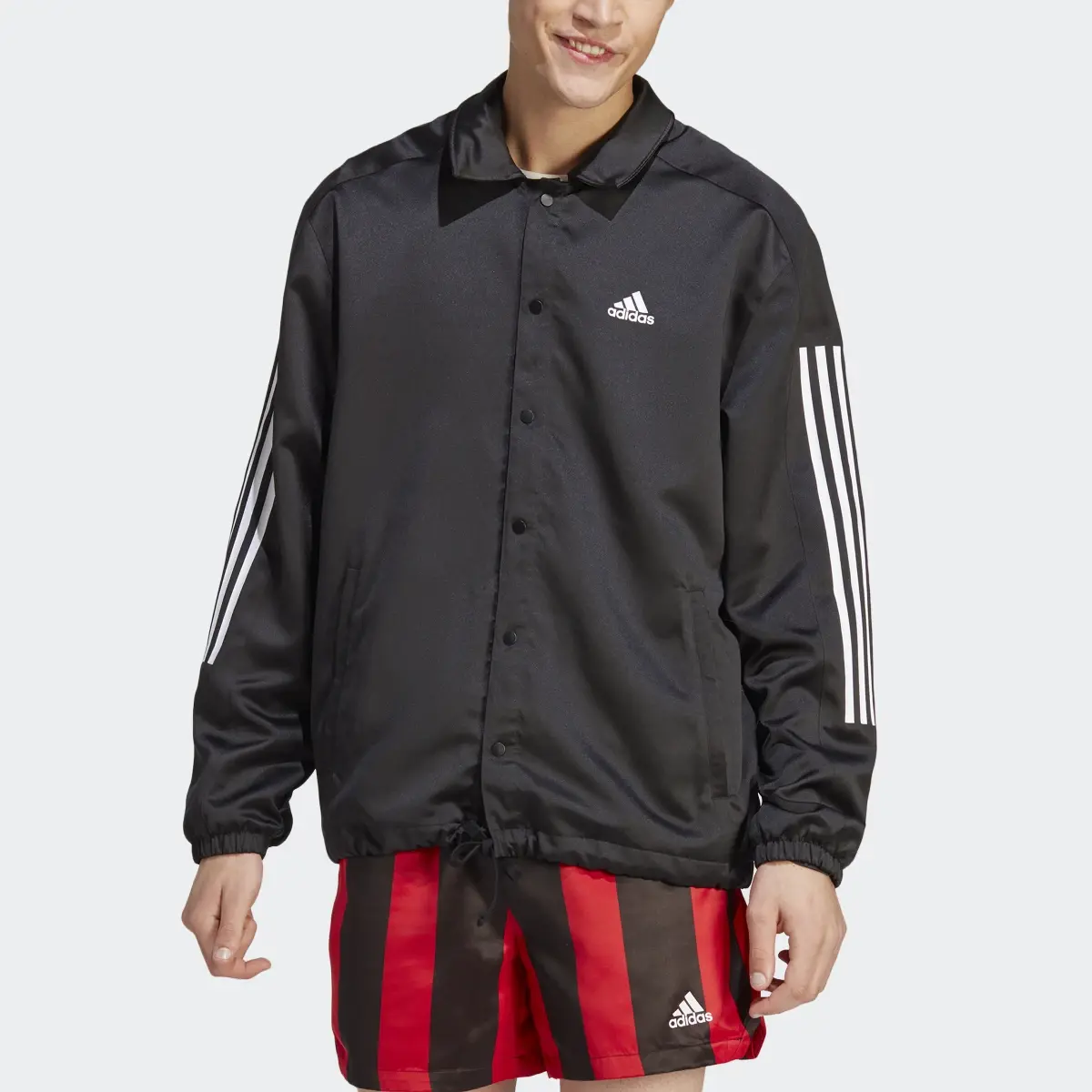 Adidas Satin Coaches Jacket. 1