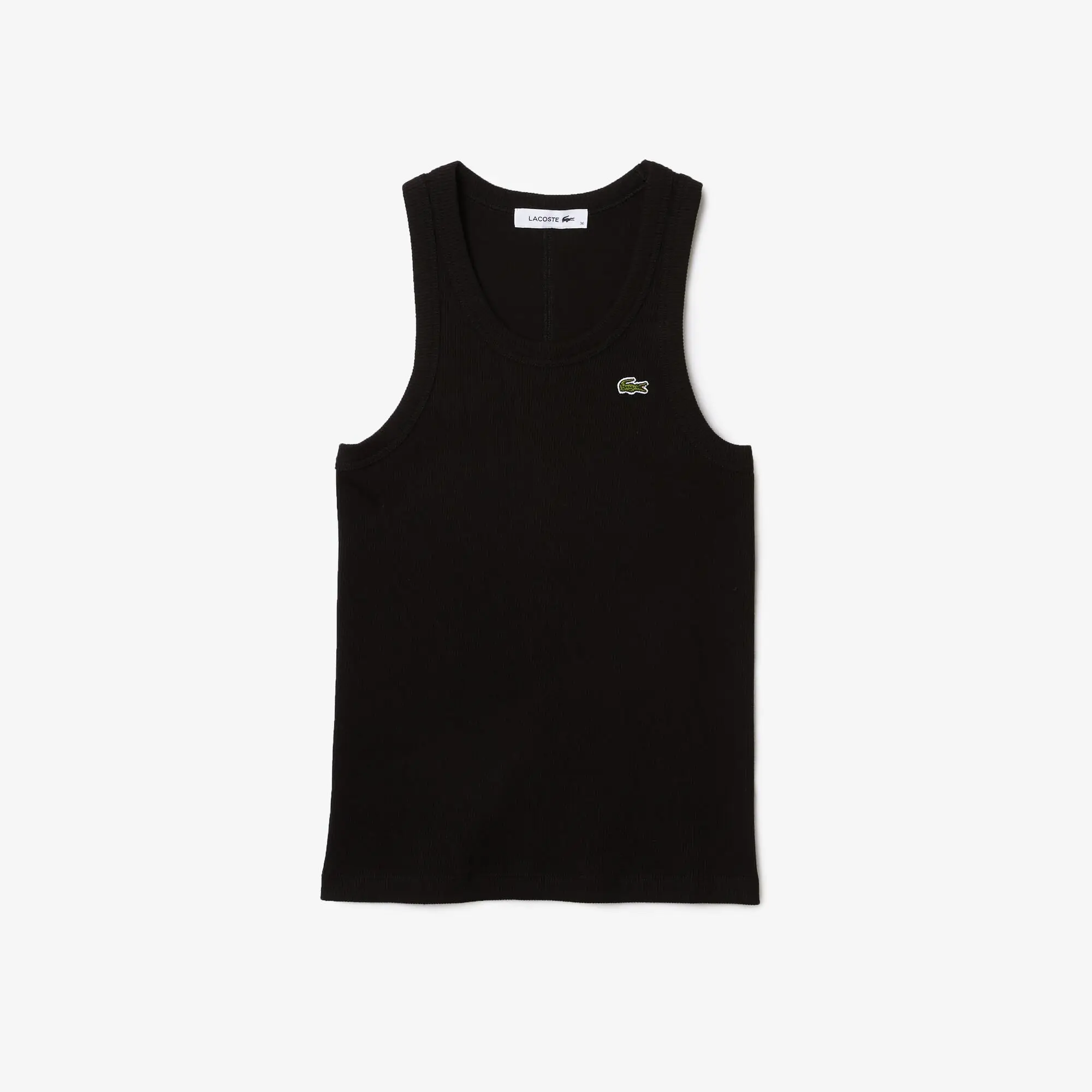 Lacoste Women’s Lacoste Slim Fit Organic Cotton Tank Top. 2