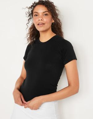 Fitted Seamless Performance T-Shirt black