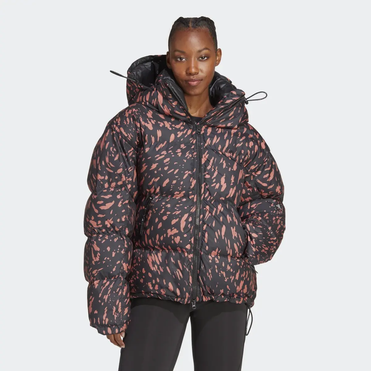 Adidas Chaqueta acolchada adidas by Stella McCartney Mid-Length Printed Winter. 2