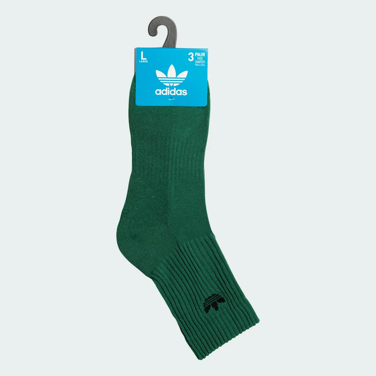 Adidas Originals Trefoil 2.0 3-Pack High Quarter Socks. 3