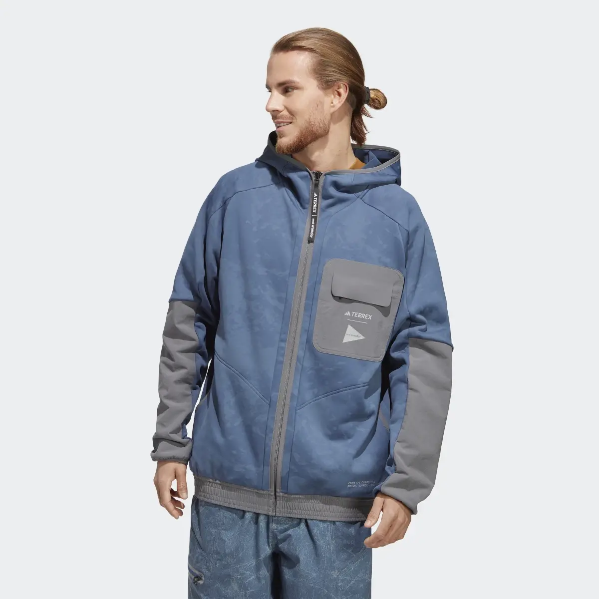 Adidas Terrex + and wander Fleece Jacket. 2