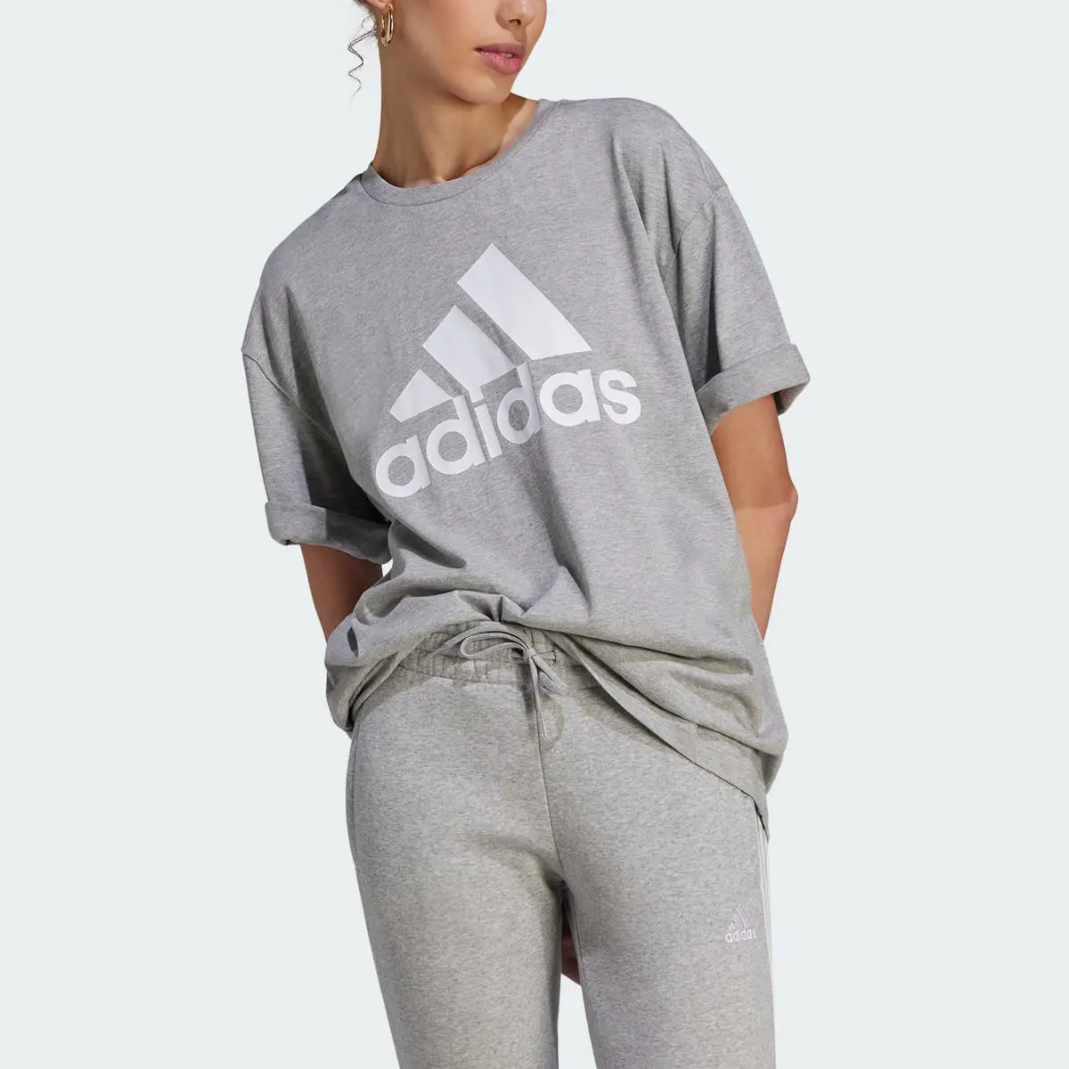 Adidas Camiseta Essentials Big Logo Boyfriend. 1