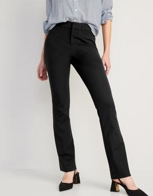 High-Waisted Pixie Flare Pants black