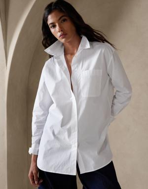 Banana Republic The Oversized Shirt white