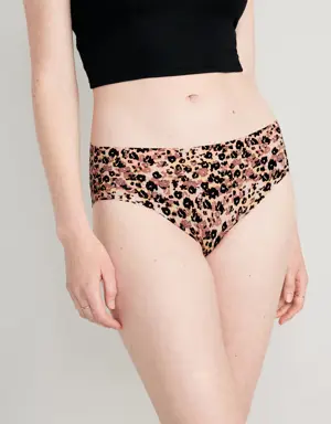 Low-Rise Soft-Knit No-Show Hipster Underwear for Women multi