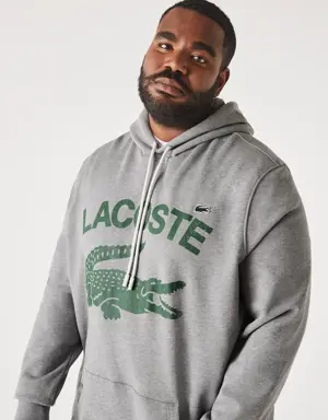 Men’s Lacoste Cotton Fleece Hoodie - Plus Size - Tall