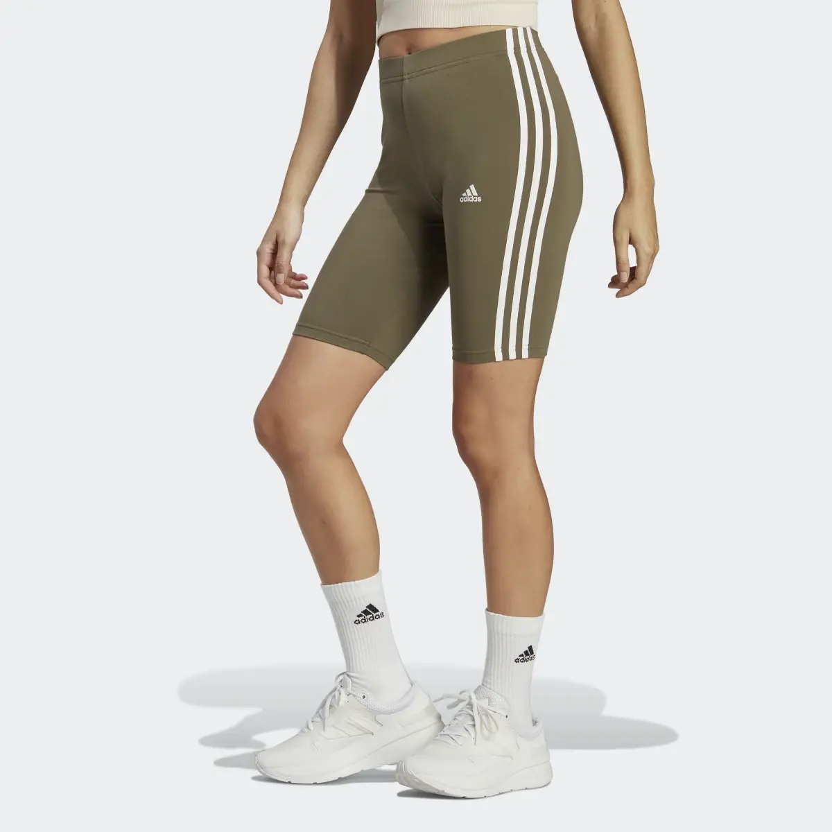 Adidas Essentials 3-Stripes Bike Shorts. 1