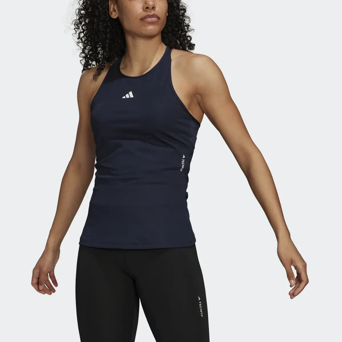 Adidas Techfit Racerback Training Tank Top. 1