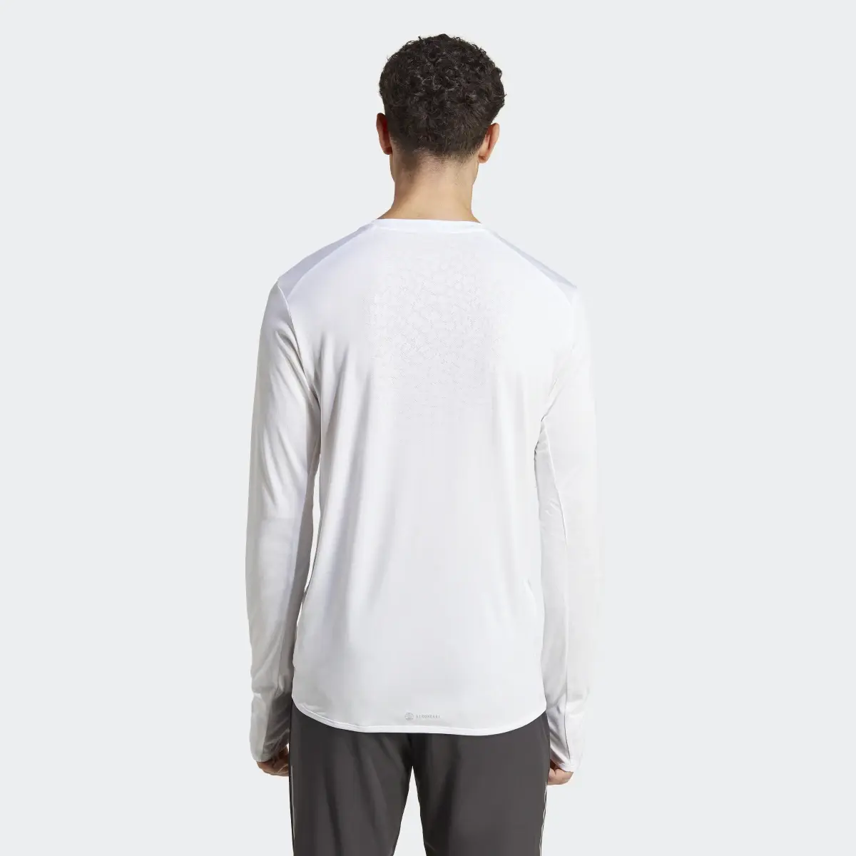 Adidas Fast Long Sleeve Engineered Running Tee. 3