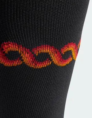 Adidas Chaussettes Third AS Roma 23/24. 3 Adidas Chaussettes Third AS Roma 23/24. 3