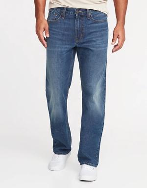 Wow Loose Non-Stretch Jeans for Men blue