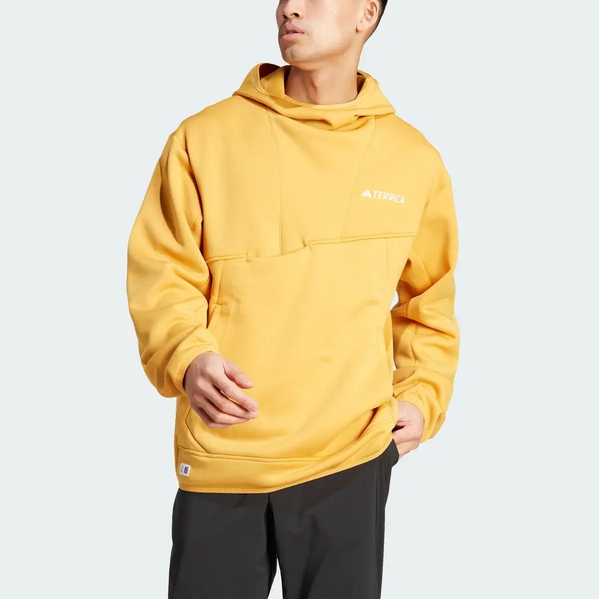 Adidas Terrex XPLORIC Medium Hooded Fleece Top. 1