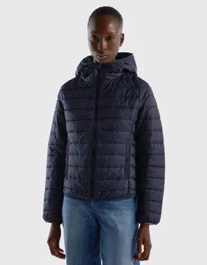 puffer jacket with recycled wadding