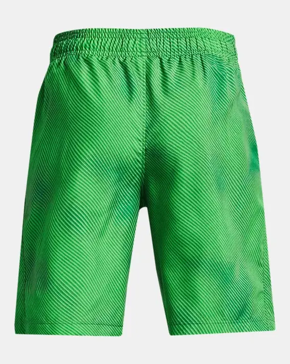 Under Armour Boys' UA Woven Printed Shorts. 2