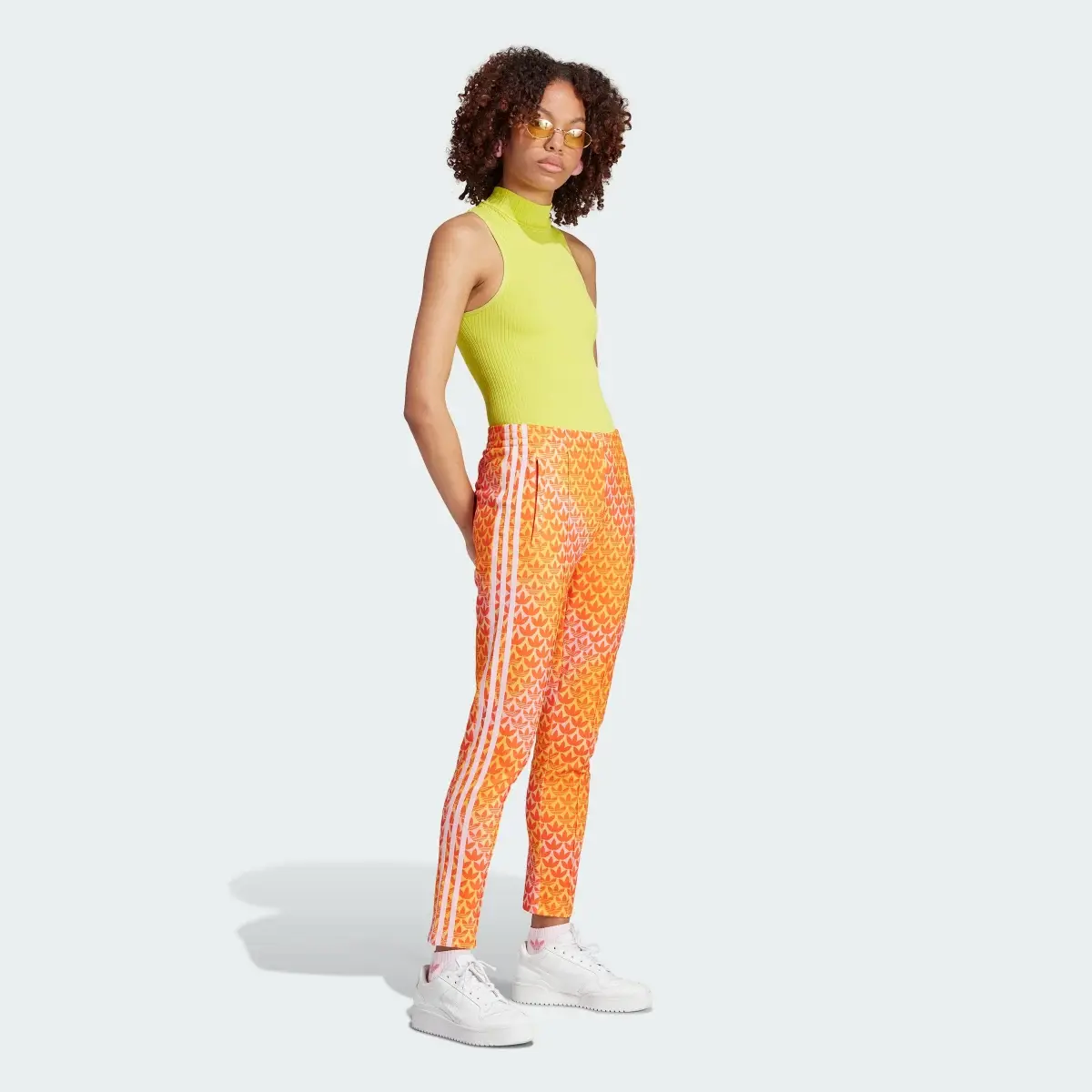 Adidas Adicolor Trefoil Monogram SST Track Pants. 3