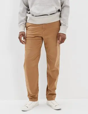 American Eagle Flex Baggy Lived-In Khaki Pant. 1