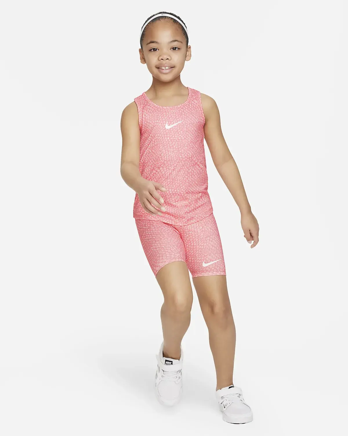 Nike Swoosh Tank Top and Bike Shorts Set. 1