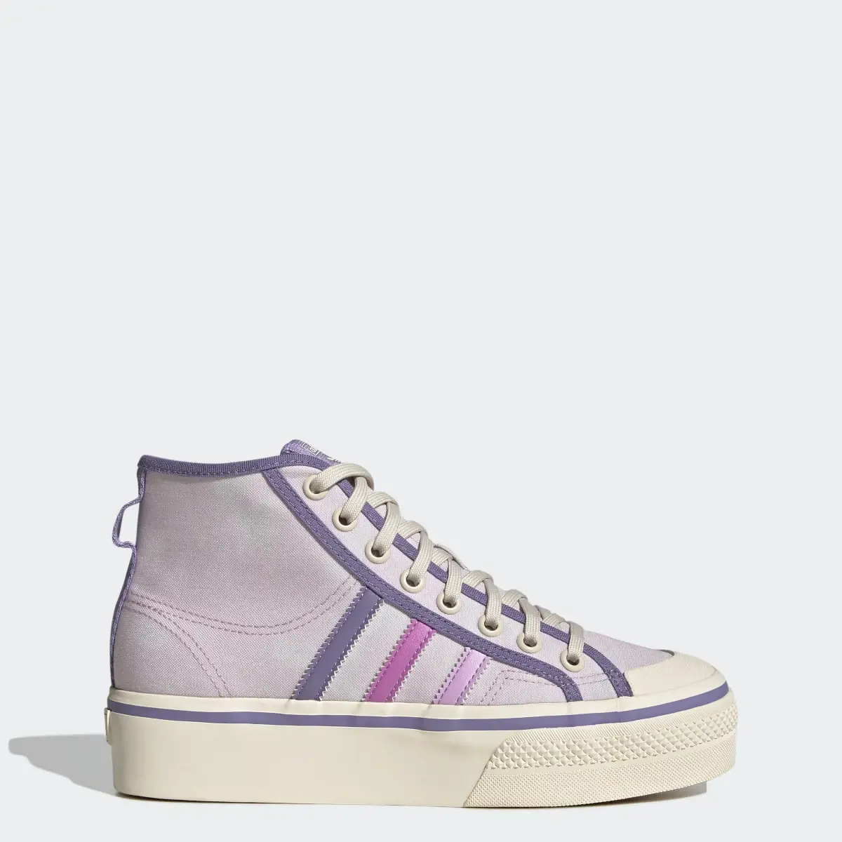 Adidas Nizza Platform Mid Shoes. 1