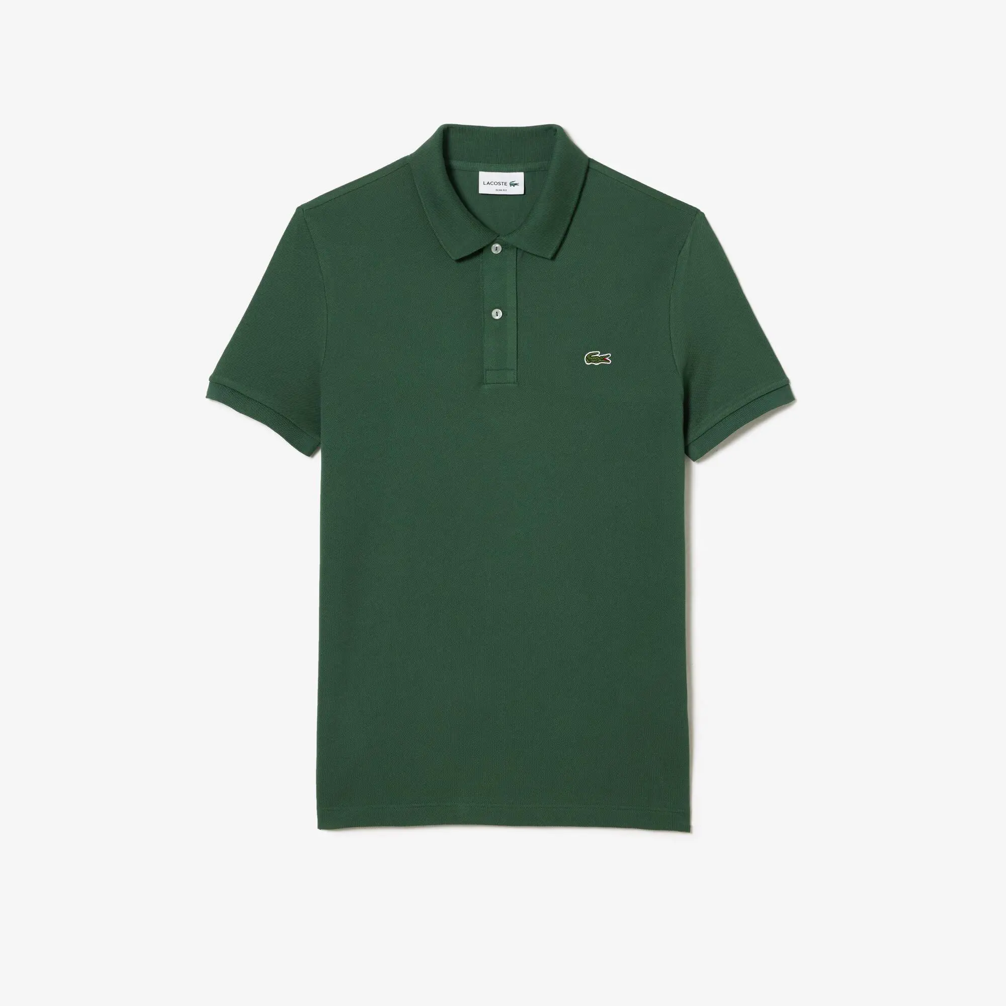 Lacoste Men's Original L.12.12 Slim Fit Petit Piqué Cotton Polo. 2 Lacoste Men's Original L.12.12 Slim Fit Petit Piqué Cotton Polo. 2