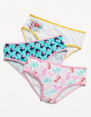 Licensed Pop Culture Hipster Underwear 3-Pack for Girls pink