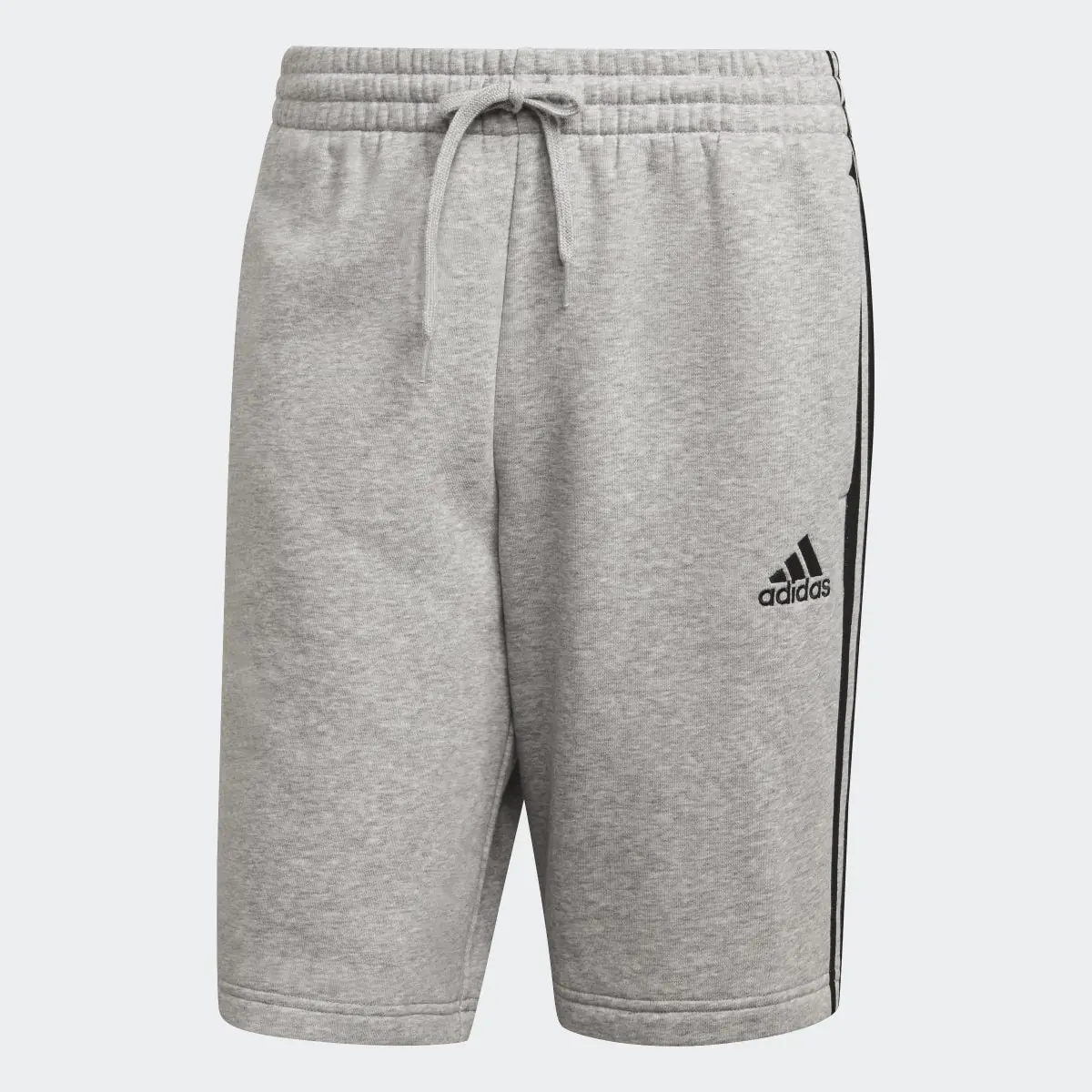 Adidas Essentials Fleece 3-Stripes Shorts. 1