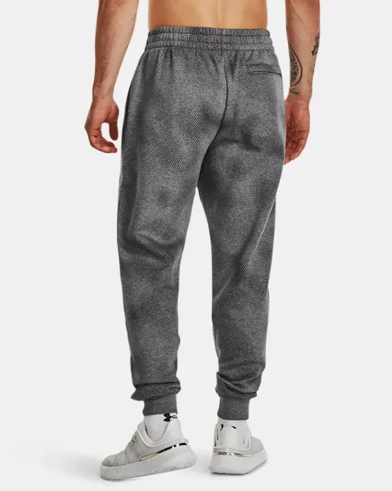 Under Armour Men's UA Rival Fleece Printed Joggers. 2