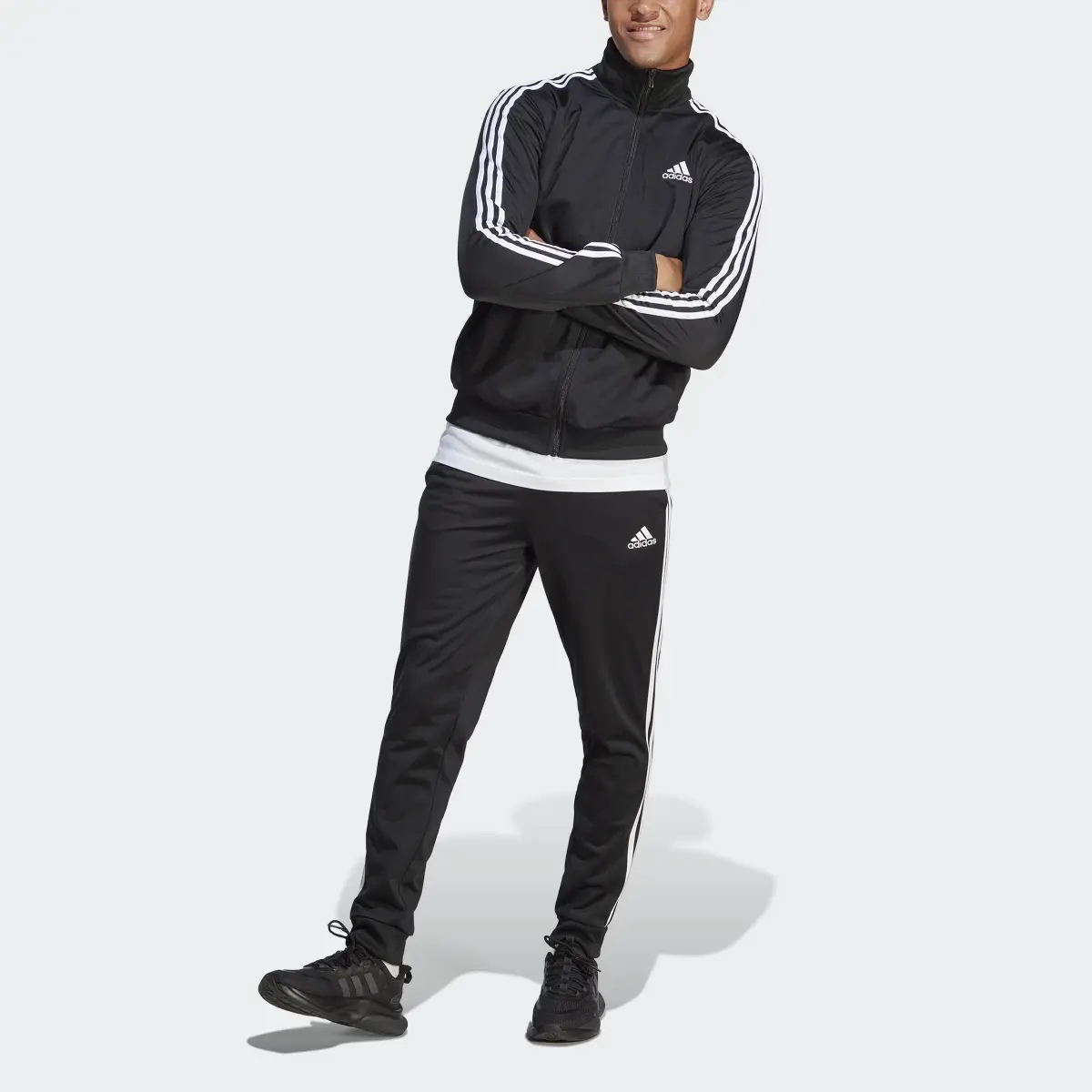 Adidas Basic 3-Stripes Tricot Track Suit. 1