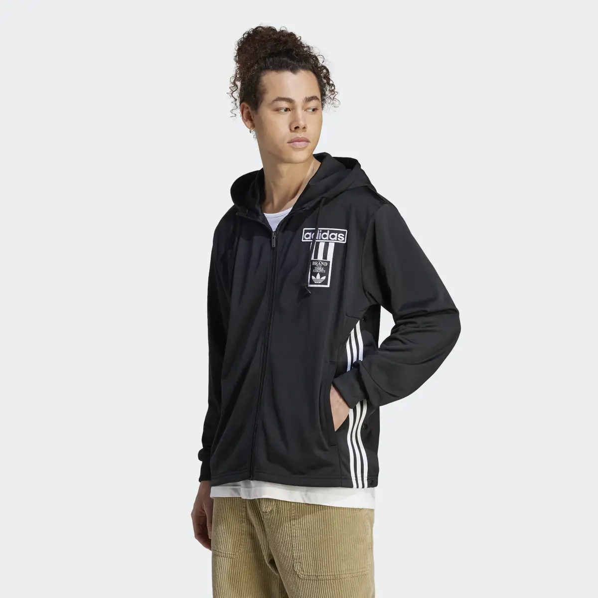 Adidas Veste à capuche entièrement zippée Adicolor Adibreak. 2