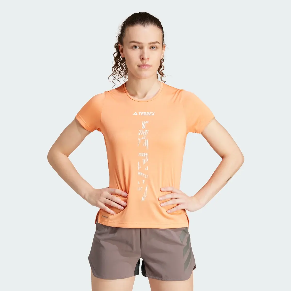 Adidas TERREX Agravic Trail Running T-Shirt. 2