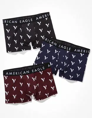 American Eagle O 3" Classic Boxer Brief 3-Pack. 1
