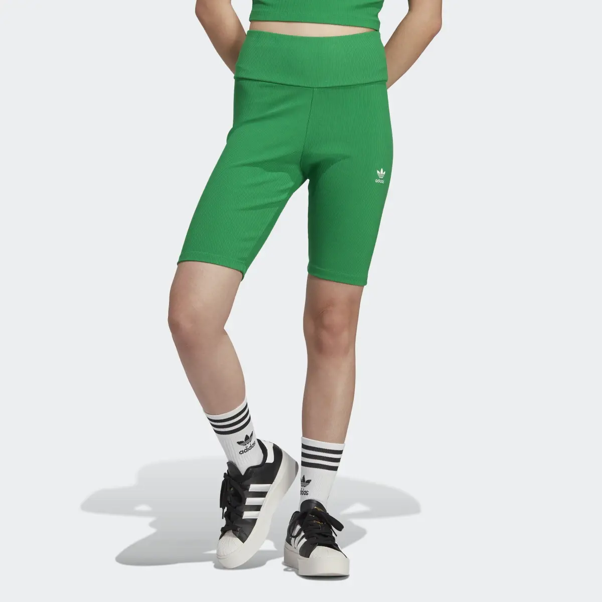 Adidas Adicolor Rib Shorts. 1