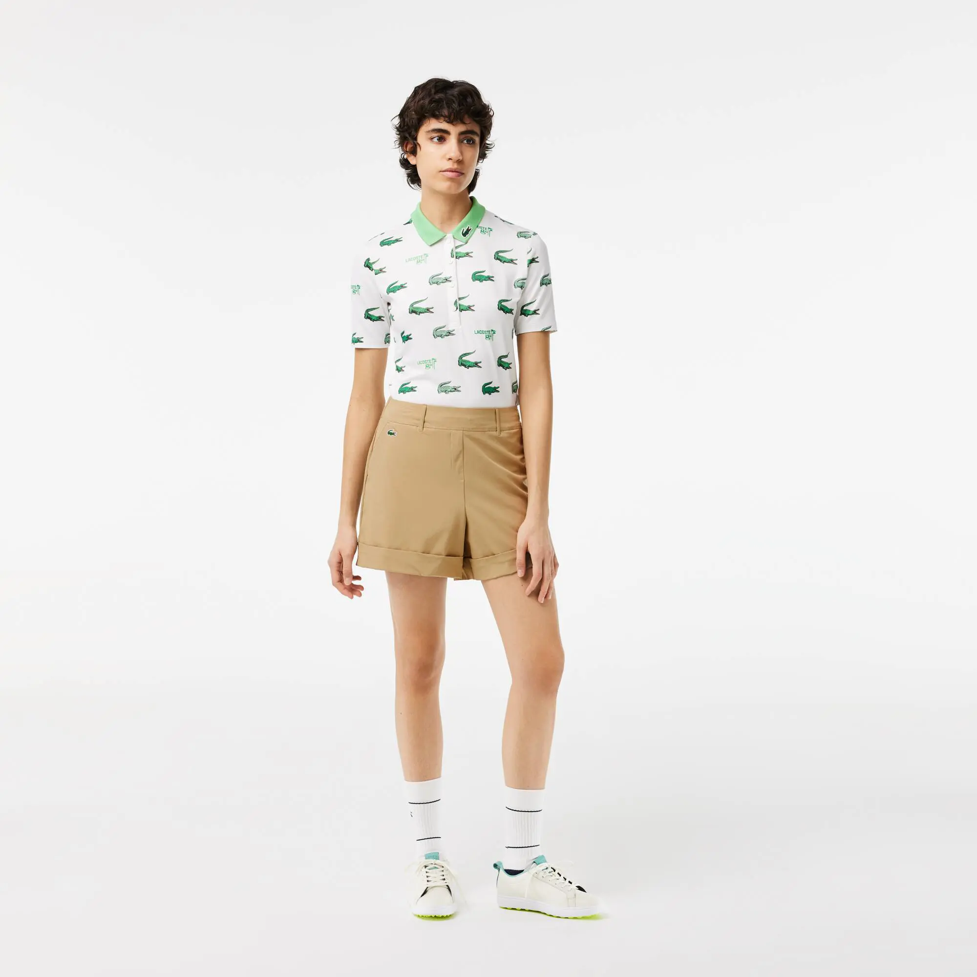 Lacoste Damen LACOSTE SPORT Golf-Bermudas aus Taft mit Stretch. 1