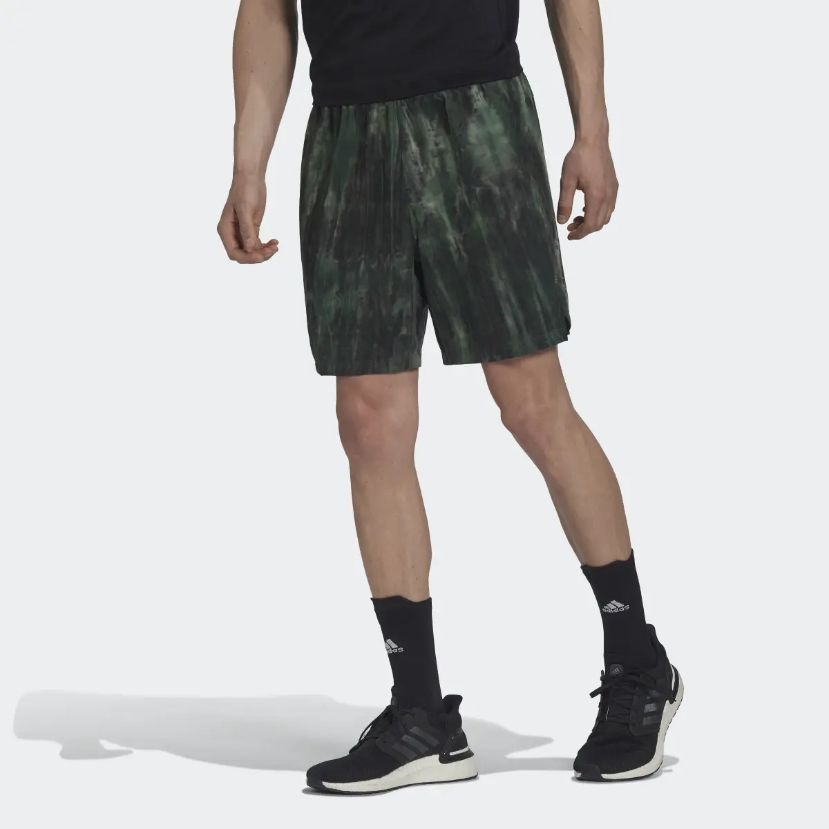 Adidas Workout Spray Dye Shorts. 1