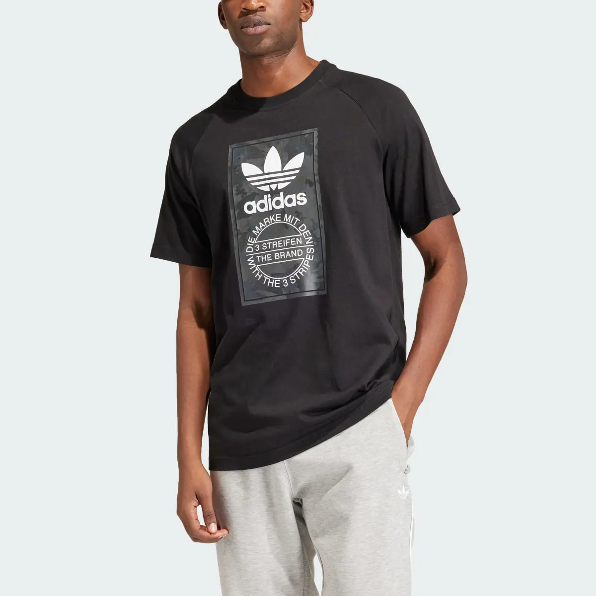 Adidas Camo Tongue T-Shirt. 1