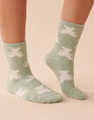 2 Pairs of Recycled Chenille Socks