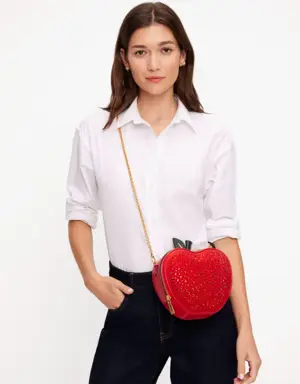 Big Apple Embellished 3D Crossbody