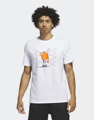 Playera Lil Stripe Bracket Graphic Short Sleeve Basketball