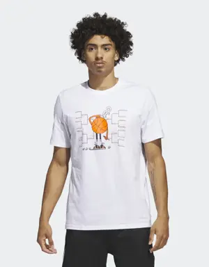 Lil Stripe Bracket Graphic Short Sleeve Basketball Tee