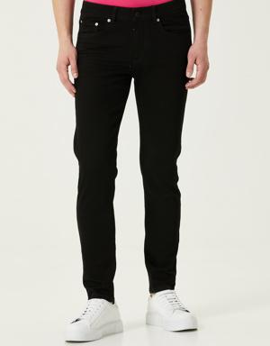 Basic Slim Fit Siyah Jean Pantolon